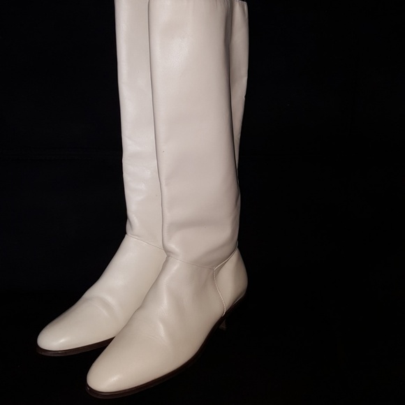 naturalizer white boots